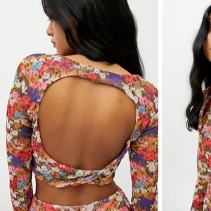 Urban Outfitters SET. chrissy crop top and skirt. Size small for both.